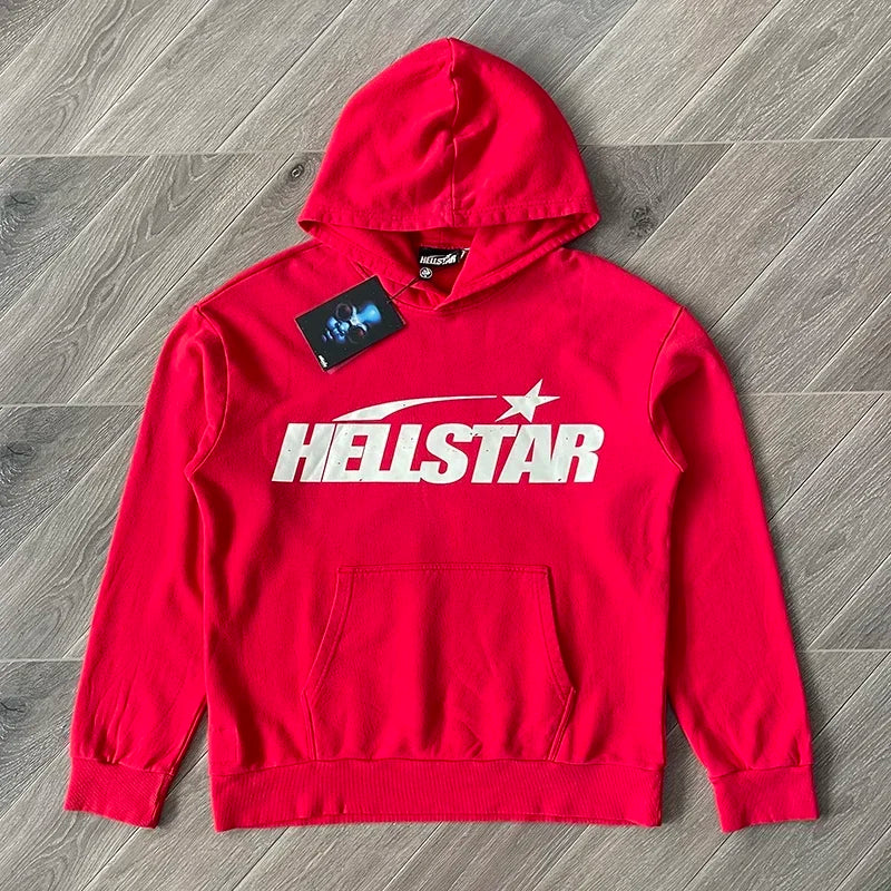 Hellstar Studios Uniform Red wash water hoodie