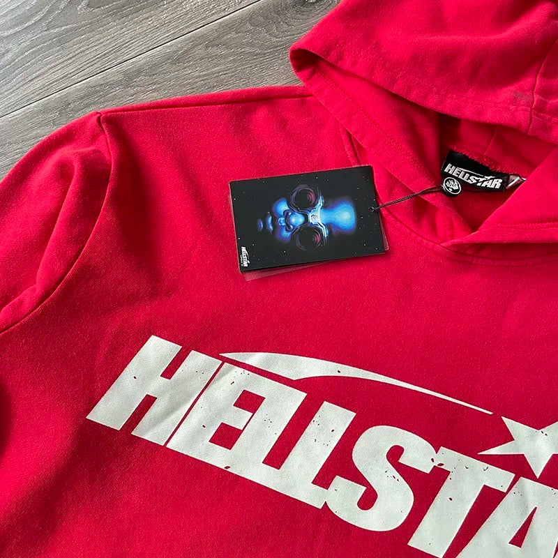 Hellstar Studios Uniform Red wash water hoodie